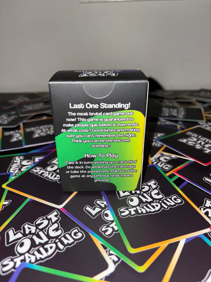 Last One Standing Drinking Card Game