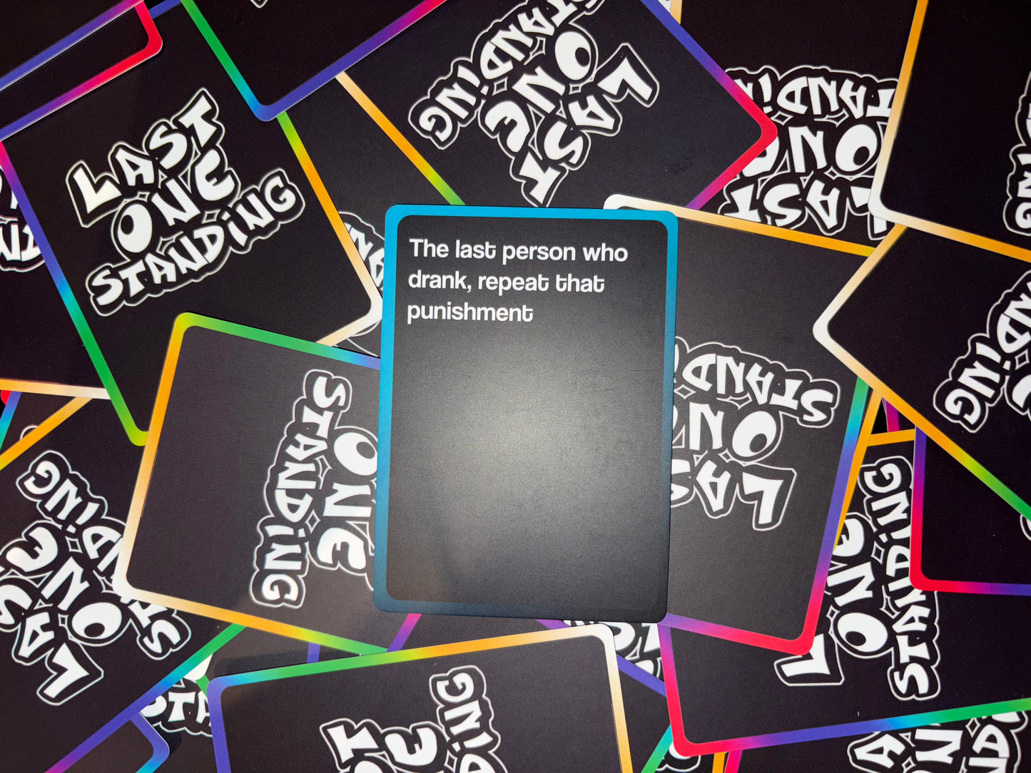 Last One Standing Drinking Card Game