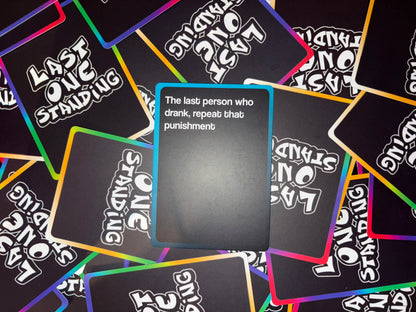 Last One Standing Drinking Card Game