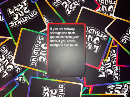 Last One Standing Drinking Card Game