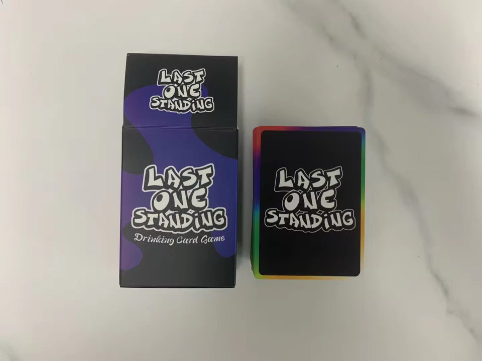 Last One Standing Drinking Card Game