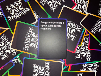 Last One Standing Drinking Card Game