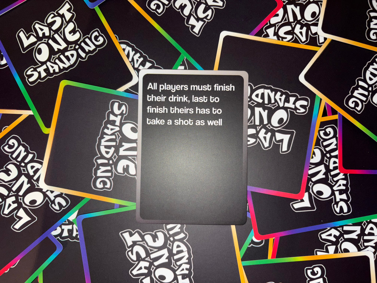 Last One Standing Drinking Card Game